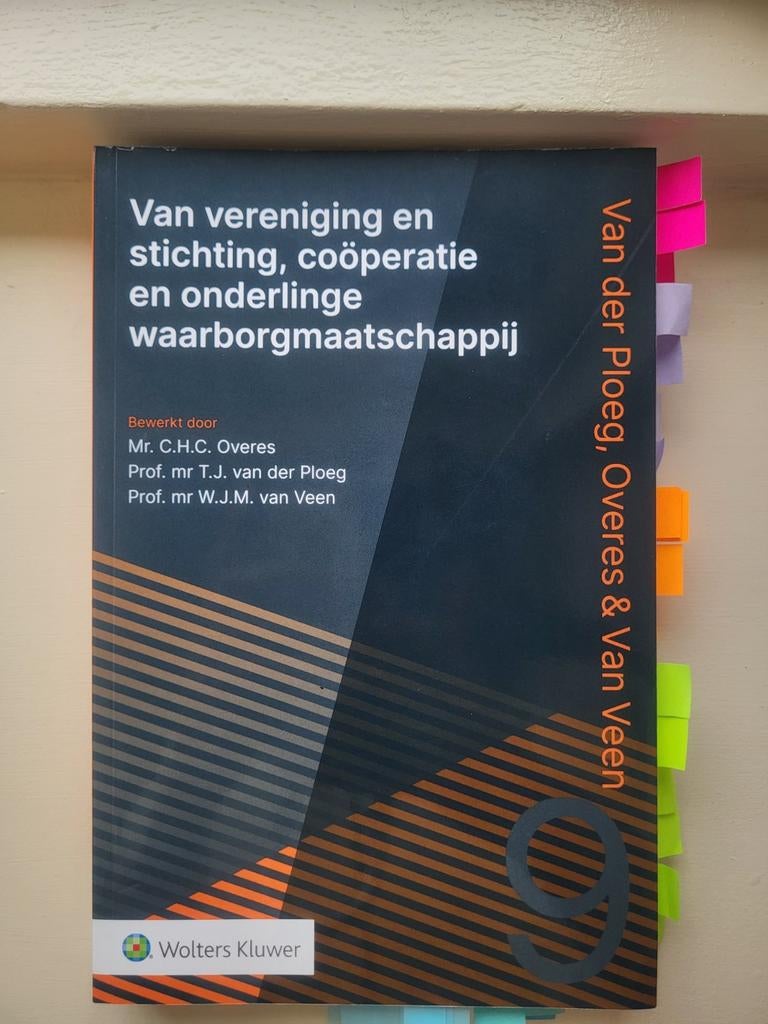 Van Vereniging en stichting, coöperatie en onderlinge, Ophalen of Verzenden, Zo goed als nieuw, Overige onderwerpen