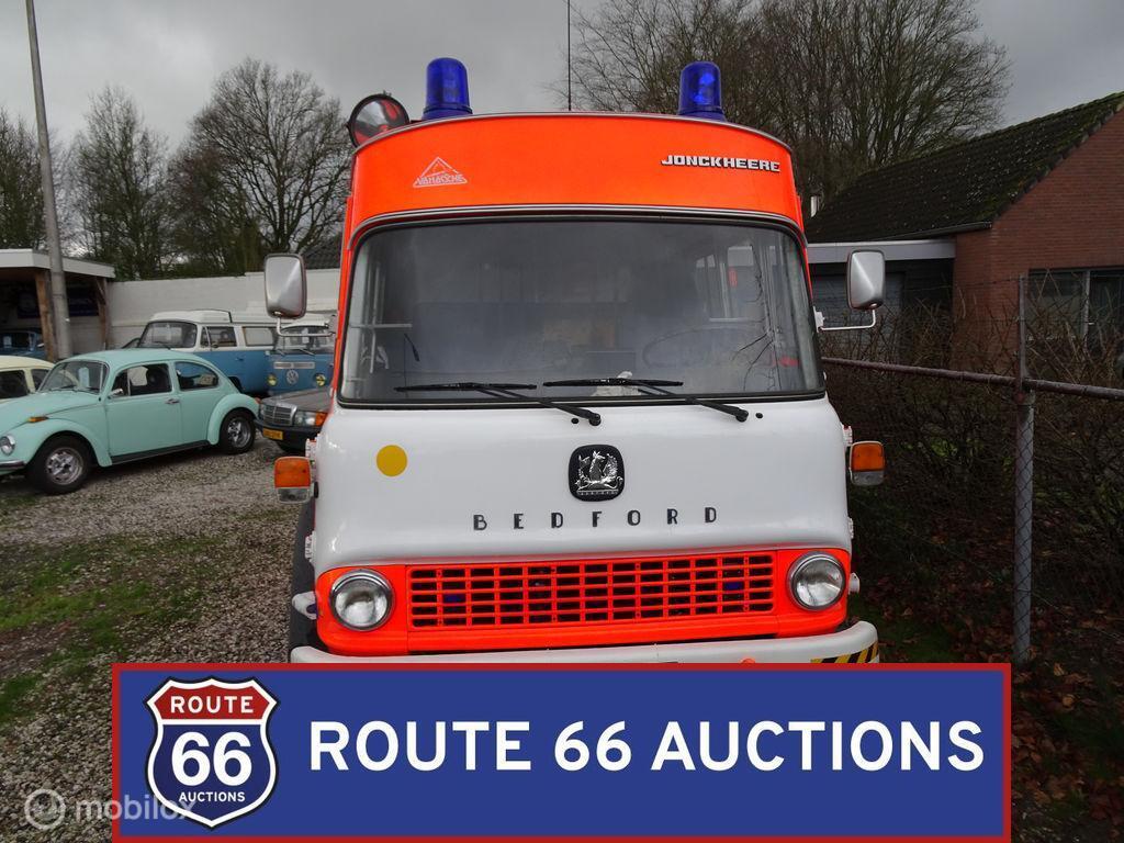 Bedford Fire Truck | 1970 | Route 66 Auctions, Overige merken, Overige carrosserieën, Zwart, Bedrijf