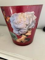 Siervaas. Decoupage. Glas., Ophalen, Kunststof, Zo goed als nieuw, Minder dan 10 liter