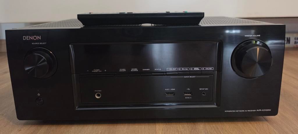 Denon AVR-X2100W Netwerk AV Receiver Defect, Denon, Ophalen of Verzenden, Zo goed als nieuw, 120 watt of meer