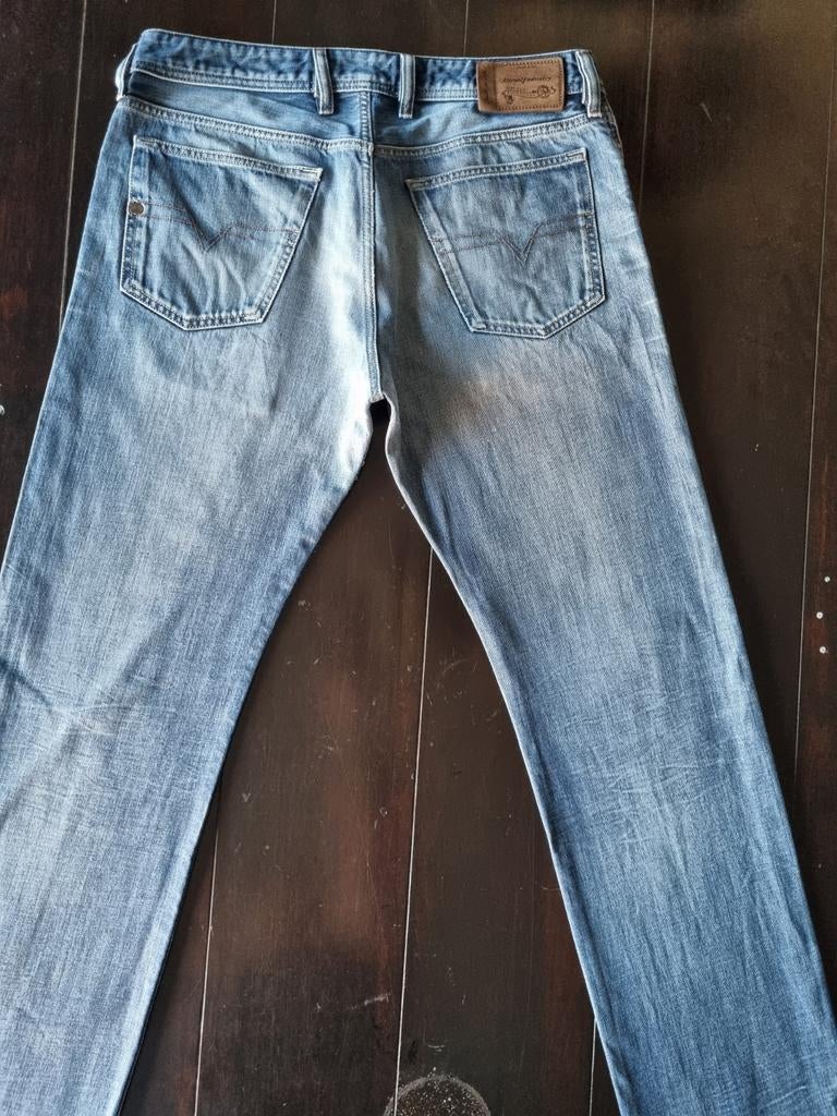 CLASSIC DIESEL WAYKEE REGULAR STRAIGHT JEANS SIZE 34/34!!, Kleding | Heren, Spijkerbroeken en Jeans, Diesel, Blauw, Ophalen of Verzenden