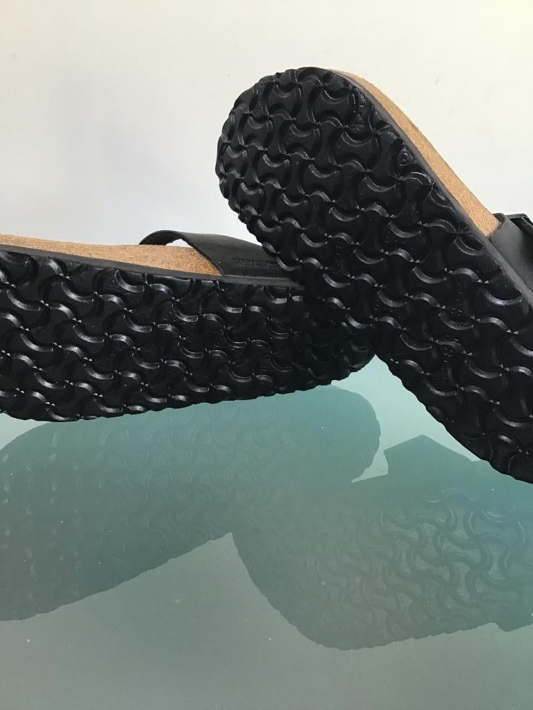 Birkenstock 40 | Gizeh zwarte slippers | Gratis verzenden, Kleding | Dames, Schoenen, Slippers, Verzenden, Zwart, Zo goed als nieuw