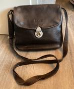 Vintage leren bruine design BREE original tasje tas damestas, Ophalen of Verzenden, Zo goed als nieuw, Bruin, Schoudertasje