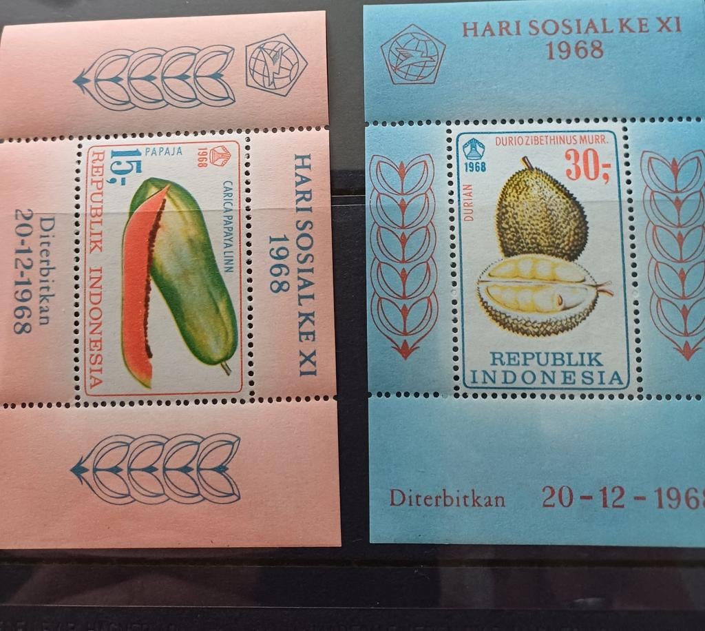 INDONESIË blok 13 / 14 / 16 ongebruikt, Ophalen of Verzenden