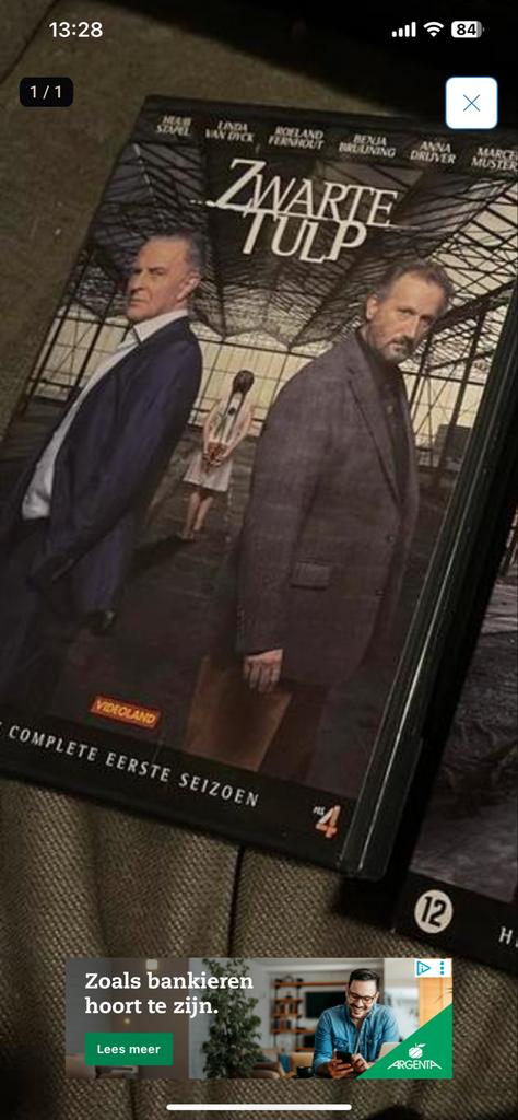 Zwarte Tulp - Complete Eerste Seizoen DVD, Cd's en Dvd's, Boxset, Drama, Ophalen of Verzenden, Zo goed als nieuw