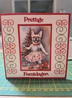 geborduurde kerstkaart hond, Ophalen of Verzenden, Nieuw, Kerst