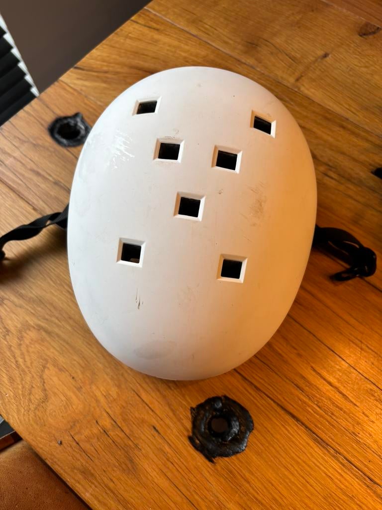 Skate helm verstelbaar wit maat m 54-57 cm nkx, Sport en Fitness, Skateboarden, Ophalen of Verzenden, Zo goed als nieuw, Bescherming