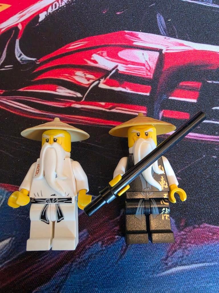 LEGO Ninjago Sensei Wu Duo: Wit & Drakenmeester Zwart, Verzenden