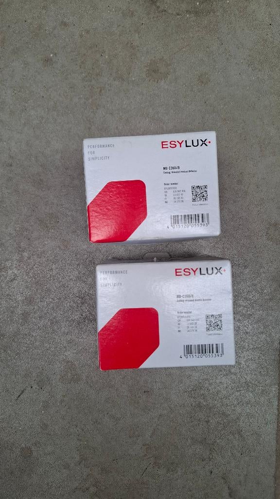 2x Esylux md-c360i/8 bewegingsmelder, Ophalen of Verzenden, Nieuw, Schakelaar