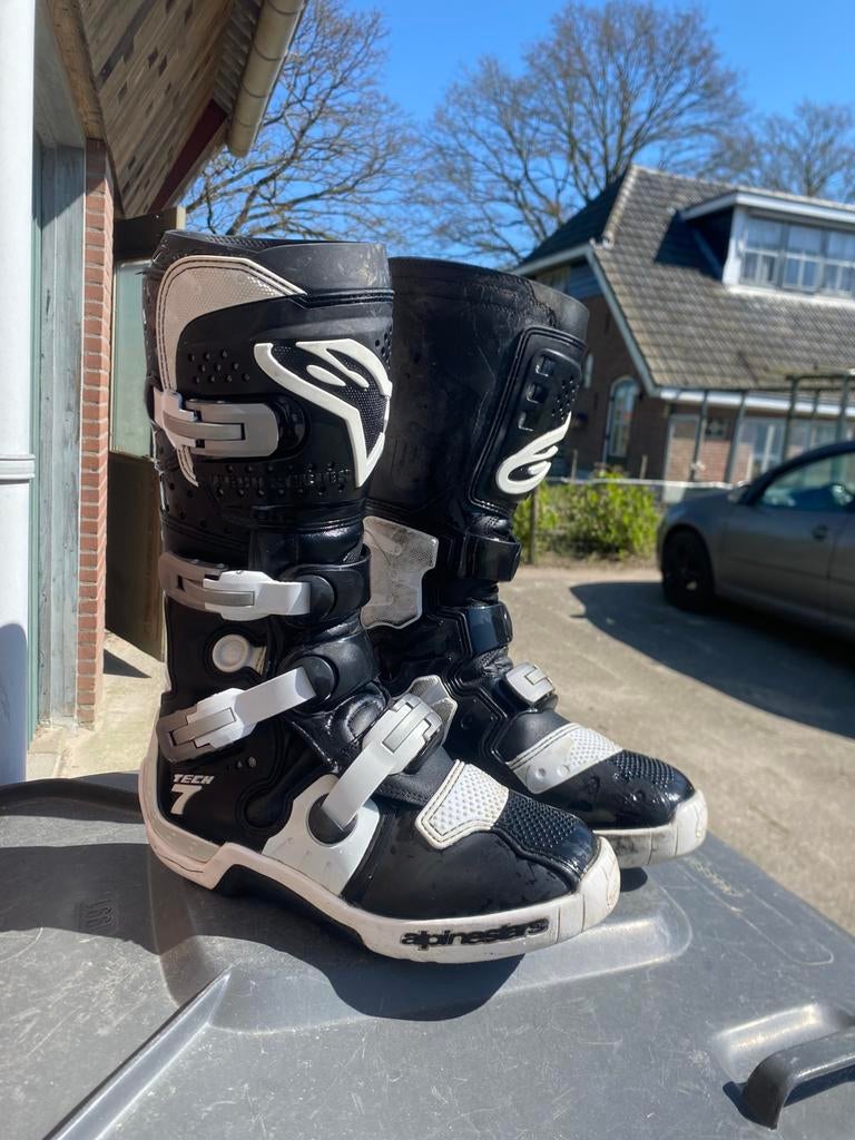 Crosslaarzen maat 44, Motoren, Ophalen of Verzenden, Tweedehands, Laarzen