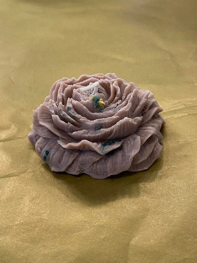 Handgemaakte Rozen Kaars - Decoratief & Uniek, Overige materialen, Overige kleuren, Nieuw, Ophalen of Verzenden