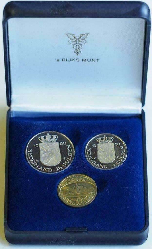 Muntset troonafstand Juliana en Inhuldiging Beatrix - 1980, Verzenden, Koningin Juliana, Setje