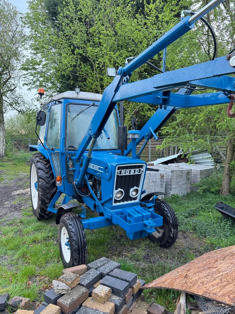 Ford 4600 Q-Cab met voorlader en euro aansluiting, Ophalen, Gebruikt, Ford, Tot 80 Pk