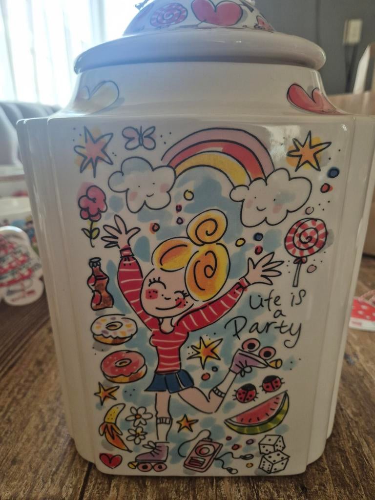 Blond Amsterdam Voorraadpot 10 Liter - Feestelijk Design, Blond Amsterdam, Ophalen of Verzenden, Zo goed als nieuw, Voorraadpot
