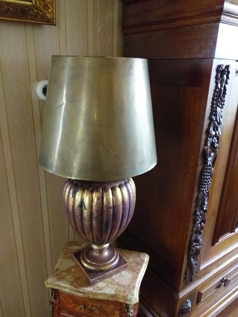 Mooie klassieke grote schemerlamp., Ophalen, Zo goed als nieuw