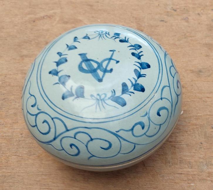 150247 LID Box VOC WD 008, Antiek en Kunst, Antiek | Keramiek en Aardewerk, Ophalen of Verzenden