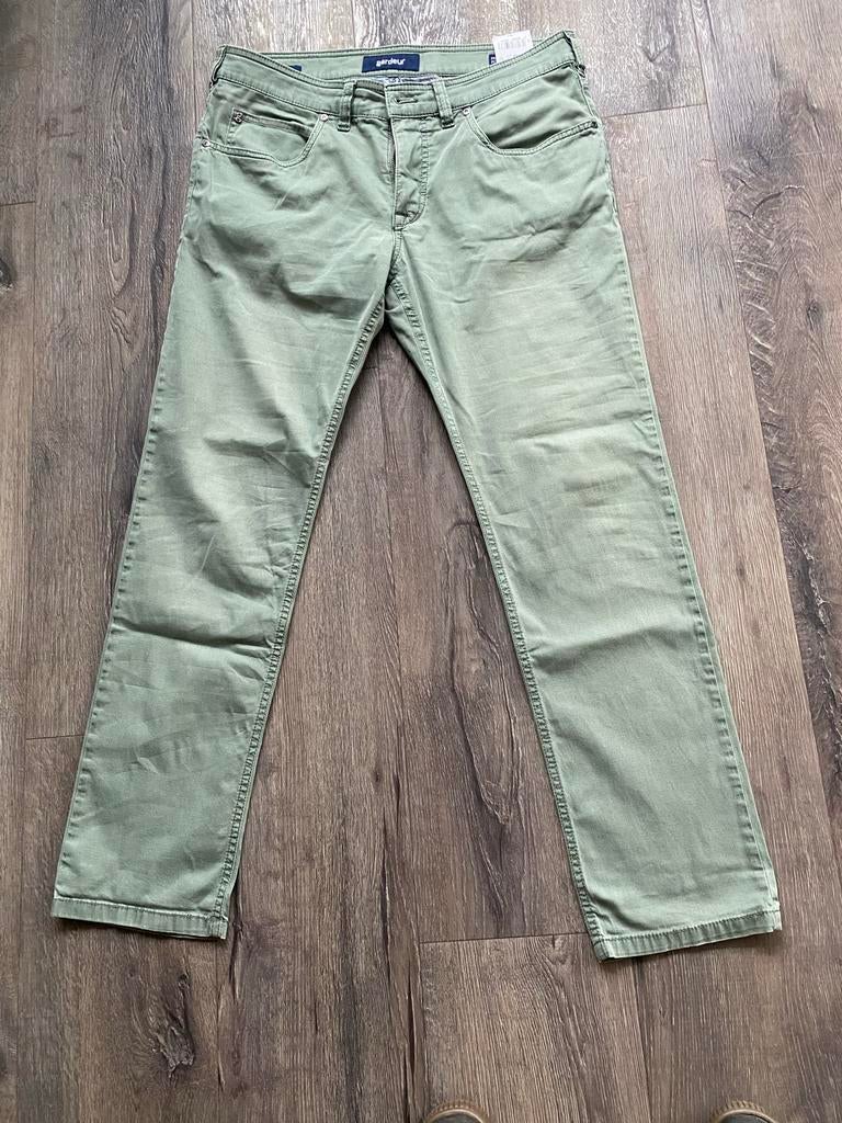 Gardeur Herenbroek - Stijlvol en Comfortabel, Ophalen of Verzenden, Zo goed als nieuw, Overige maten, Groen