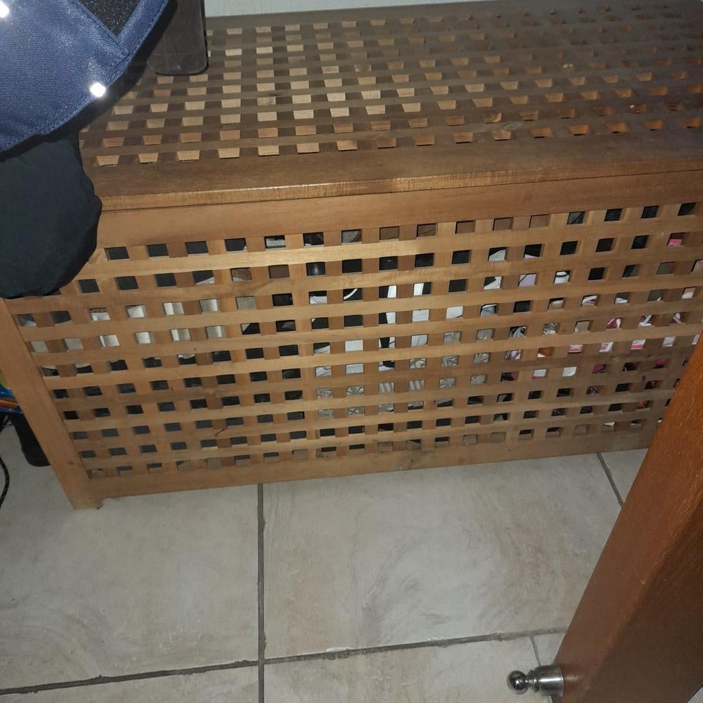 HOL, IKEA  kist met scharnieren.  Rechthoek., Ophalen, 50 tot 100 cm, Nieuw, Minder dan 50 cm