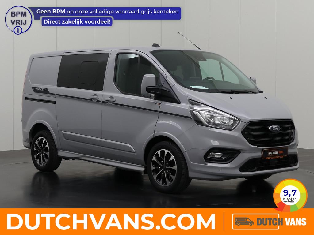 Ford Transit Custom 2.0TDCi 170PK Automaat Dubbele Cabine Sp, Auto's, Bestelauto's, Te koop, ABS, Achteruitrijcamera, Airconditioning