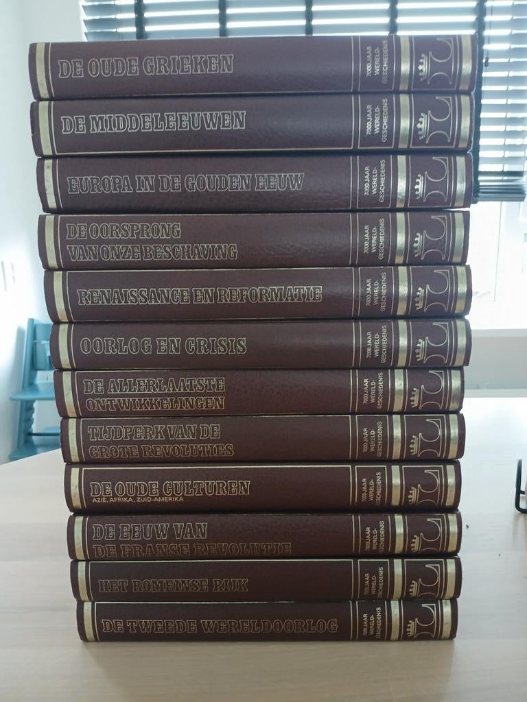 7000 jaar wereldgeschiedenis. Volledige serie., Boeken, Ophalen, Zo goed als nieuw