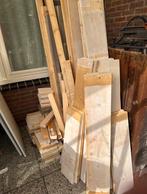 Partij dik steigerhout en vuren balken en planken, Ophalen, Gebruikt, Overige typen, Steigerhout