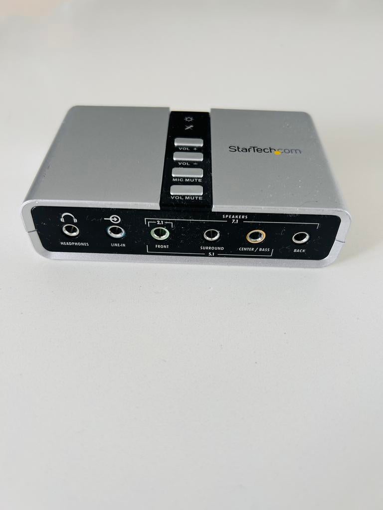 StarTech com 7.1 USB Externe Geluidskaart SPDIF, Computers en Software, Geluidskaarten, Zo goed als nieuw, Extern, Ophalen of Verzenden