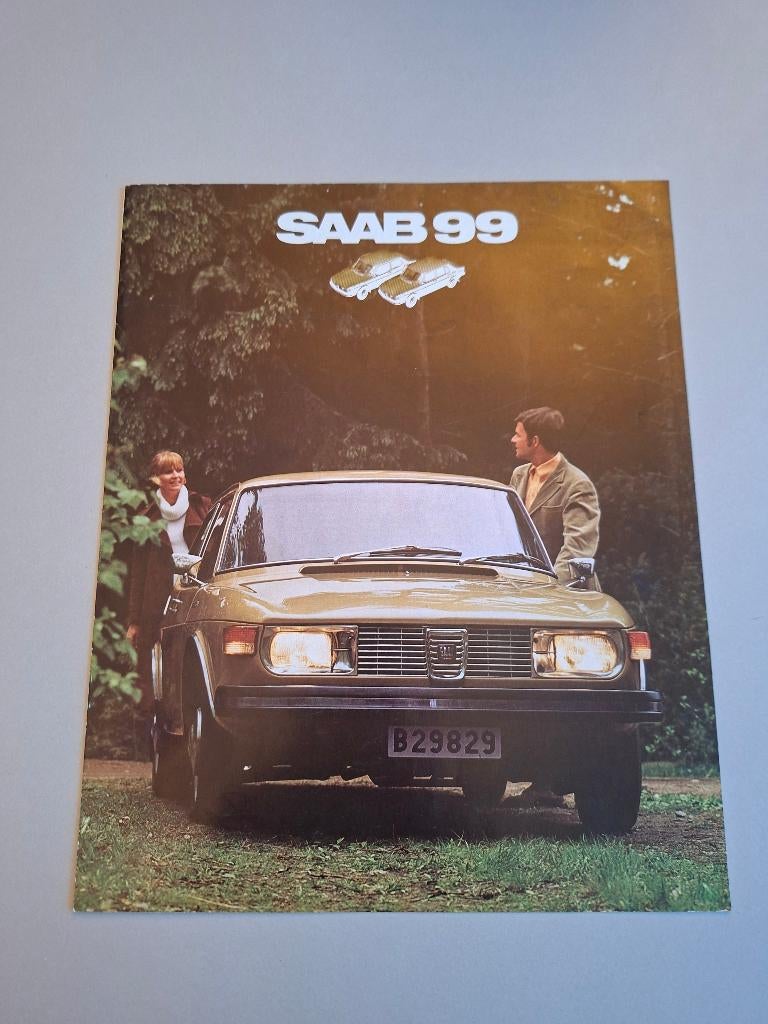 BROCHURE SAAB 99 uit 1972, Boeken, Ophalen of Verzenden, Zo goed als nieuw, Overige merken