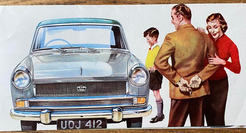 OLDTIMER 1959 AUSTIN A55 Cambridge Autofolder, Verzenden, Zo goed als nieuw, Overige merken
