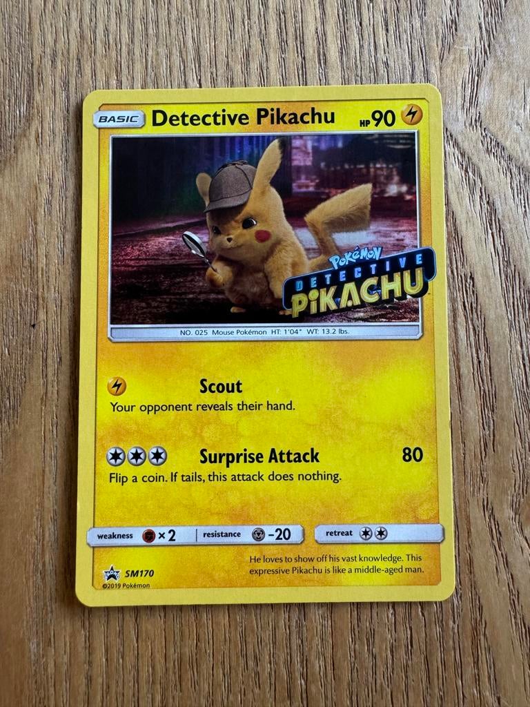 Pokémon Detective Pikachu kaart, Hobby en Vrije tijd, Verzamelkaartspellen | Pokémon, Ophalen of Verzenden, Gebruikt, Losse kaart
