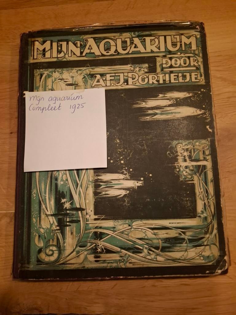 Verkade album Mijn aquarium door  A.F.J. Portielje 1925, Ophalen of Verzenden, Gelezen