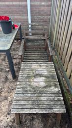 Tuinset hout, opknapper, gratis, Tuin en Terras, Ophalen, Zo goed als nieuw