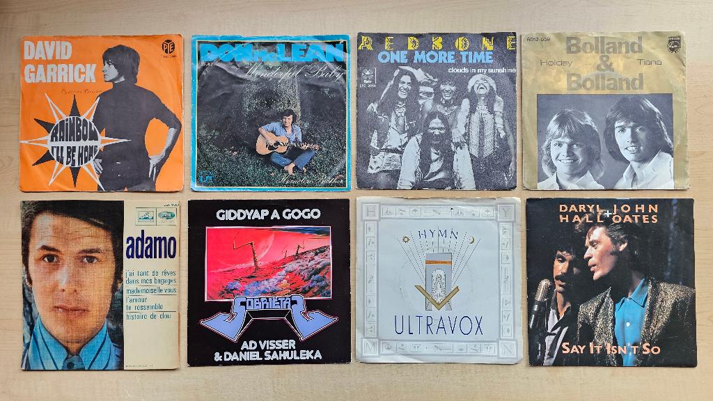 Partij singles van verschillende artiesten, Cd's en Dvd's, Vinyl Singles, Gebruikt, 7 inch, Single, Ophalen of Verzenden