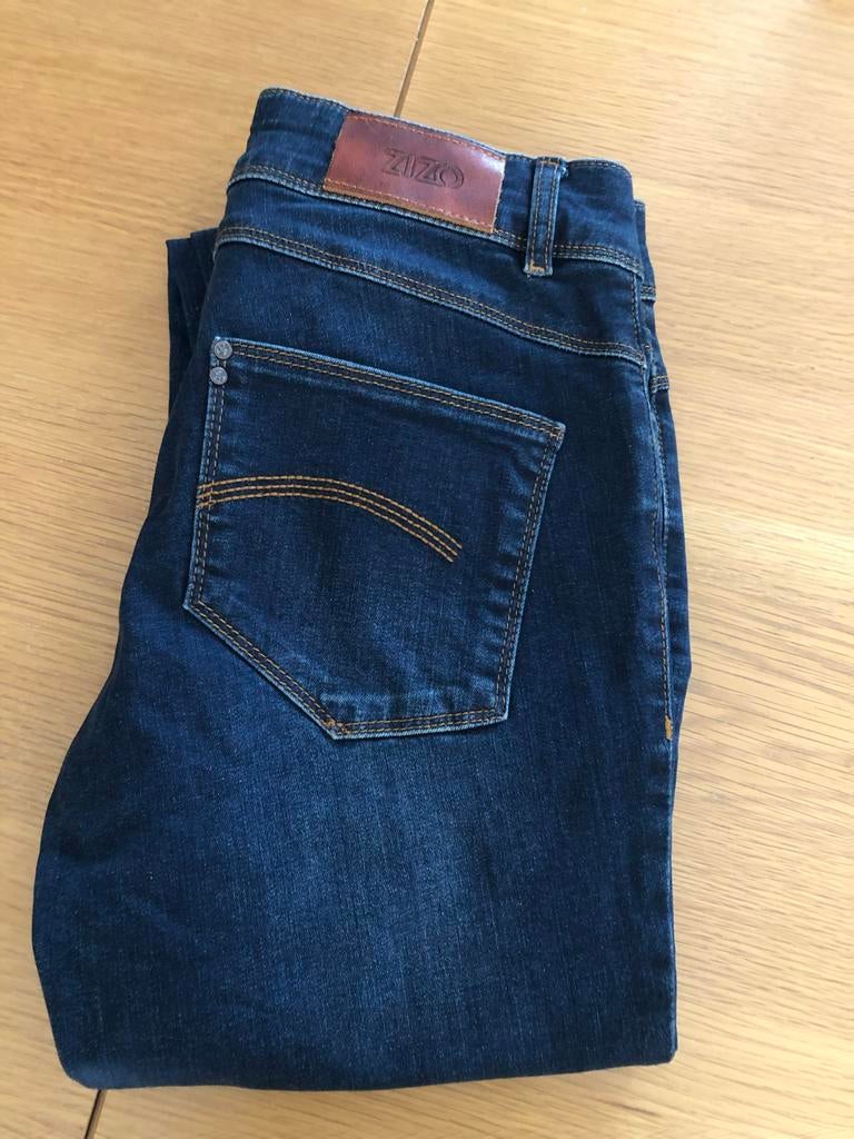Zizo jeans - Donkerblauwe spijkerbroek W28/29, Ophalen of Verzenden, Gedragen, Blauw, W28 - W29 (confectie 36)