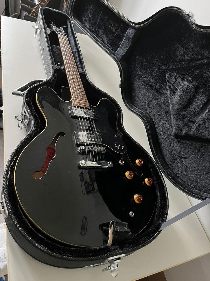 Epiphone Dot / ES-335 stijl semi-hollow elektrische gitaar, Muziek en Instrumenten, Snaarinstrumenten | Gitaren | Elektrisch, Gebruikt