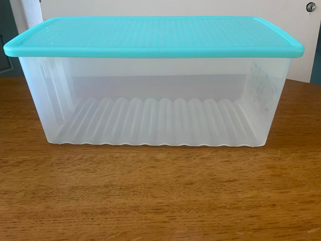 Tupperware Fridge Smart 3,6L - Vershoudbak (2x beschikbaar), Ophalen of Verzenden, Nieuw, Blauw, Bak of Kom