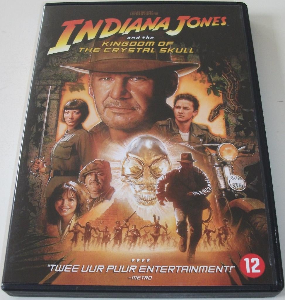 Dvd *** INDIANA JONES *** The Kingdom of the Crystal Skull, Vanaf 12 jaar, Ophalen of Verzenden, Zo goed als nieuw