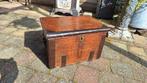 Bijzondere antieke houten  kist, met beslag, zie foto's, Ophalen of Verzenden
