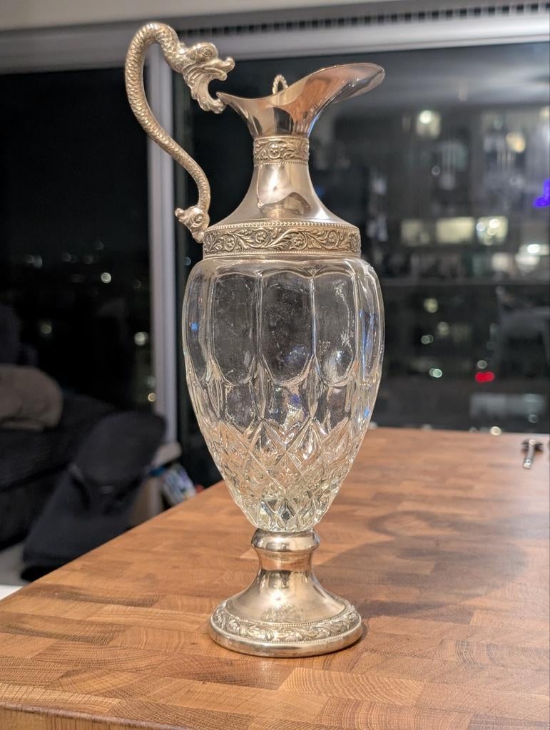 Vecchia Romagna" brandewijn-decanter +/- '50, Antiek en Kunst, Antiek | Glas en Kristal, Ophalen of Verzenden