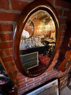 Prachtige antieke ovalen spiegel, Ophalen, Ovaal, 50 tot 100 cm