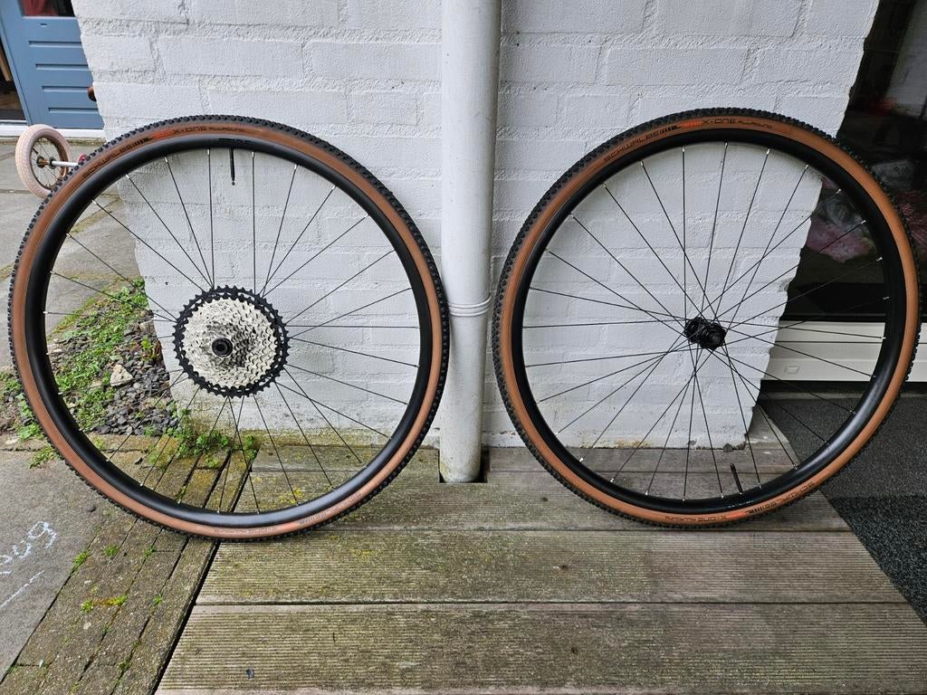 Wielset Newmen Performance X.R.25 met Schwalbe banden, Ophalen of Verzenden, Gebruikt, Gravelbike, Wiel