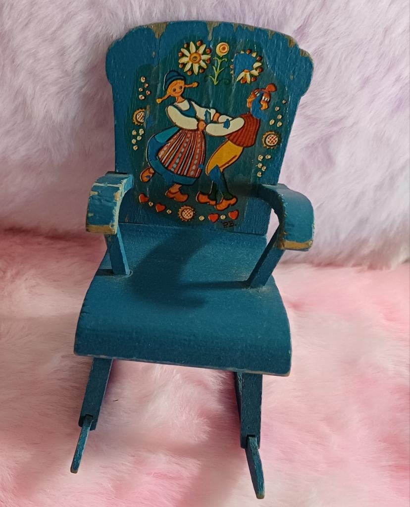 Lundby poppenhuis schomelstoel, Ophalen of Verzenden, Gebruikt, Poppenhuis