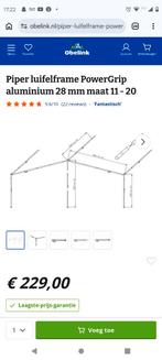 Stokken aluminium met 4 seizoenen luifel, Tuin en Terras, Ophalen of Verzenden, Minder dan 5 meter