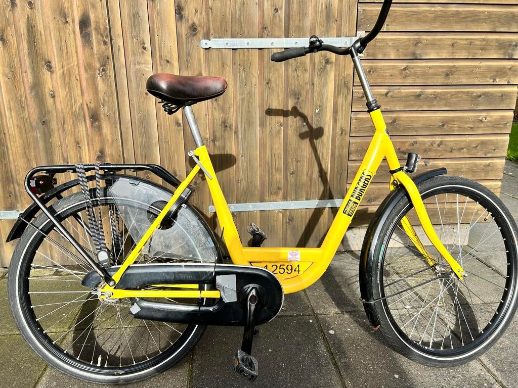 Stevige Burgers transportfiets - Geel, 50 tot 53 cm, Ophalen, Gebruikt, Overige merken