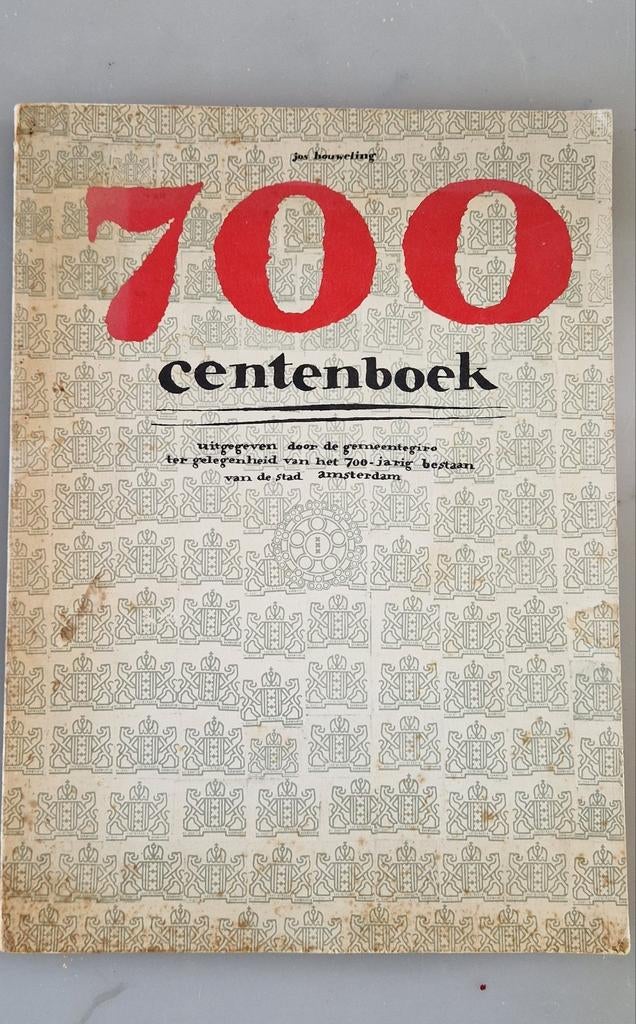 700 Centenboek Gemeentegiro Amsterdam 1975, Ophalen of Verzenden, Gelezen