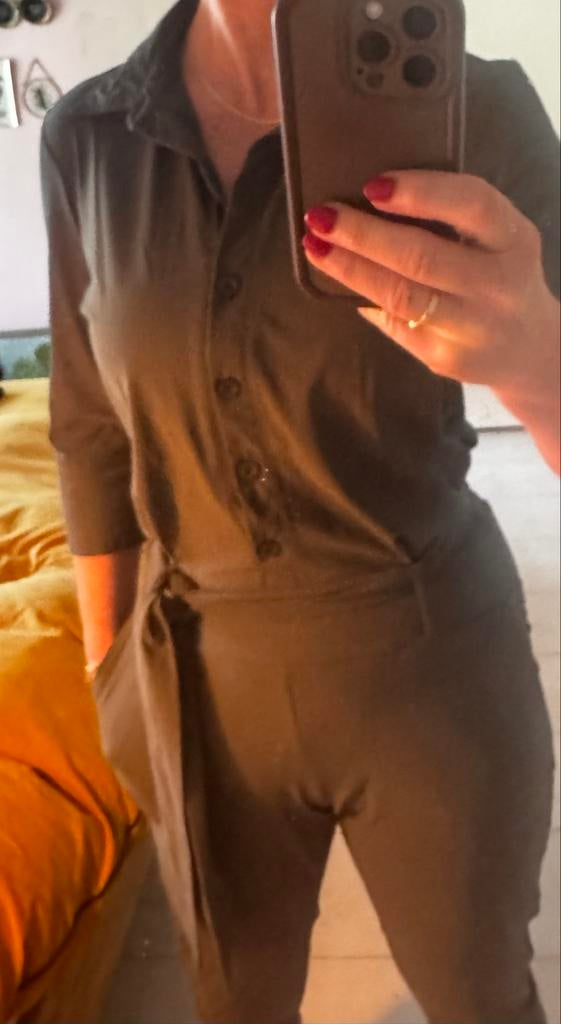 Groene jumpsuit Studio Anneloes S, Ophalen, Maat 36 (S), Groen