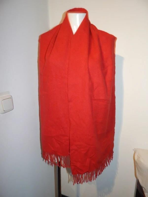 Dquared2 vuur rode shawl angora wol cashmere