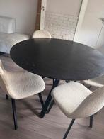 Ronde nieuwe eettafel 120cm, 100 tot 150 cm, Rond, Ophalen of Verzenden, Zo goed als nieuw