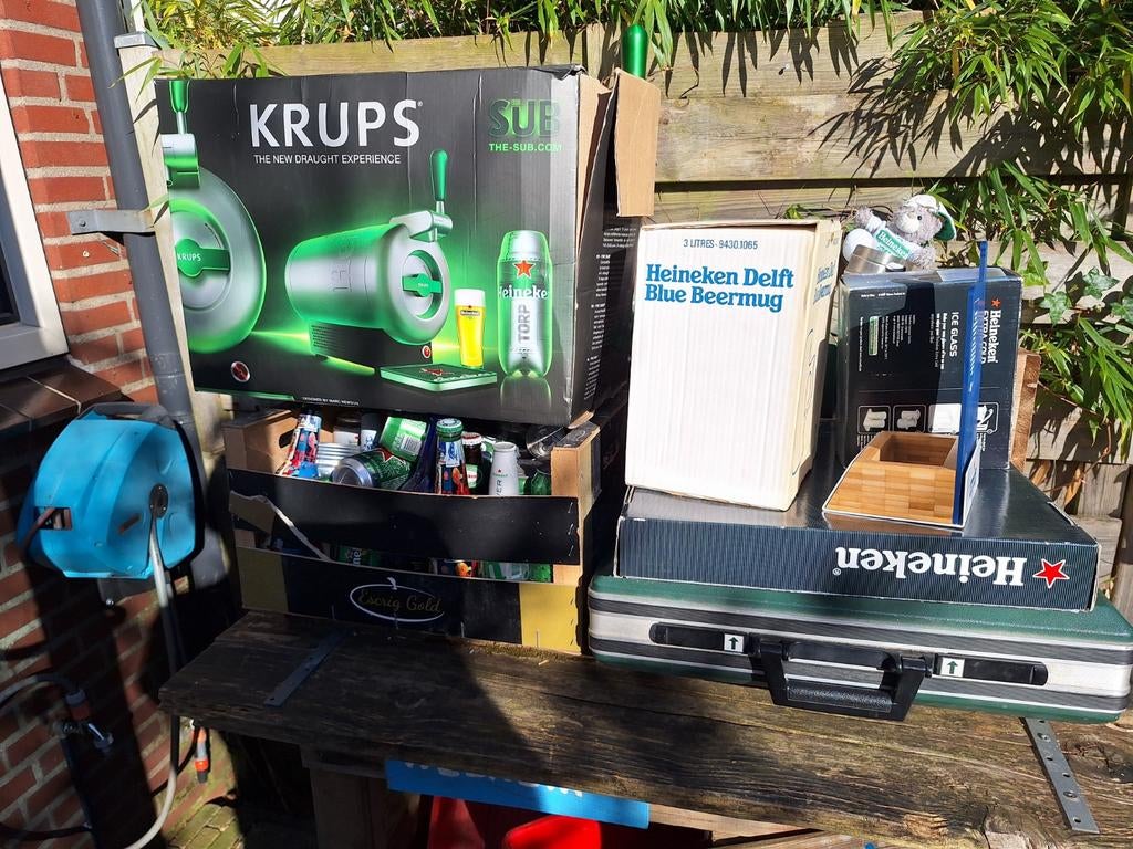 Heineken en Amstel bier spullen verzameling fles vilt opener, Verzamelen, Ophalen, Zo goed als nieuw, Flesje(s), Heineken