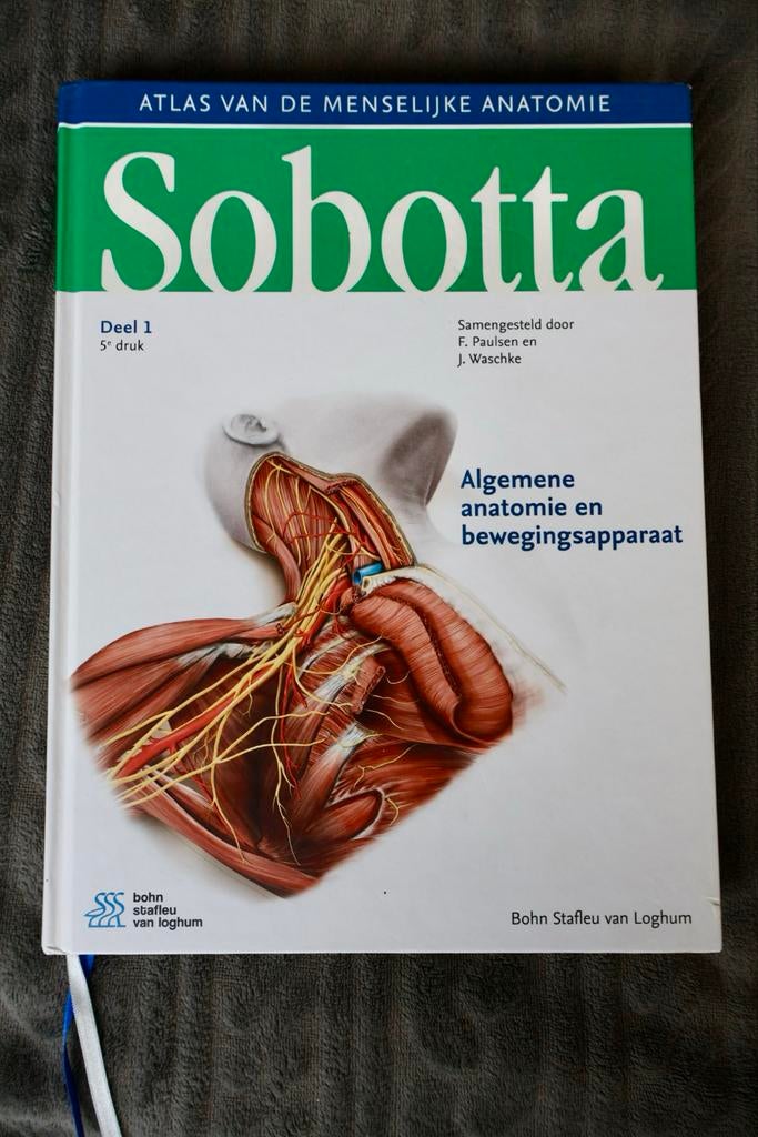 Sobotta Atlas Anatomie Deel 1: Algemene Anatomie & Bewegings, Ophalen of Verzenden, Beta, Zo goed als nieuw, HBO