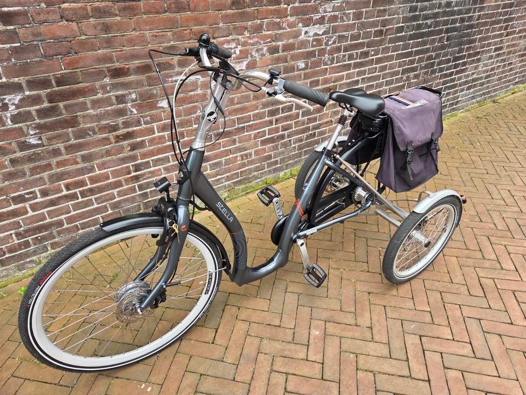 Stella Nantes 3wiel driewielfiets elektrisch 893km, Ophalen, Zo goed als nieuw